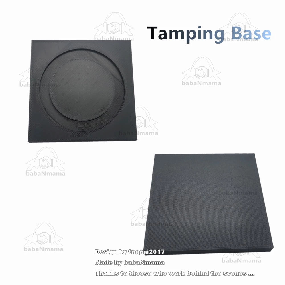 Cafflano Kompresso Dosing Funnel, Tamper and Tamping Base