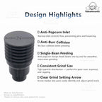 Raccea Coffee Grinder babaNmama single-dose hopper and bellows LD-019 LD-020 LD-021 LD-022 LENODI