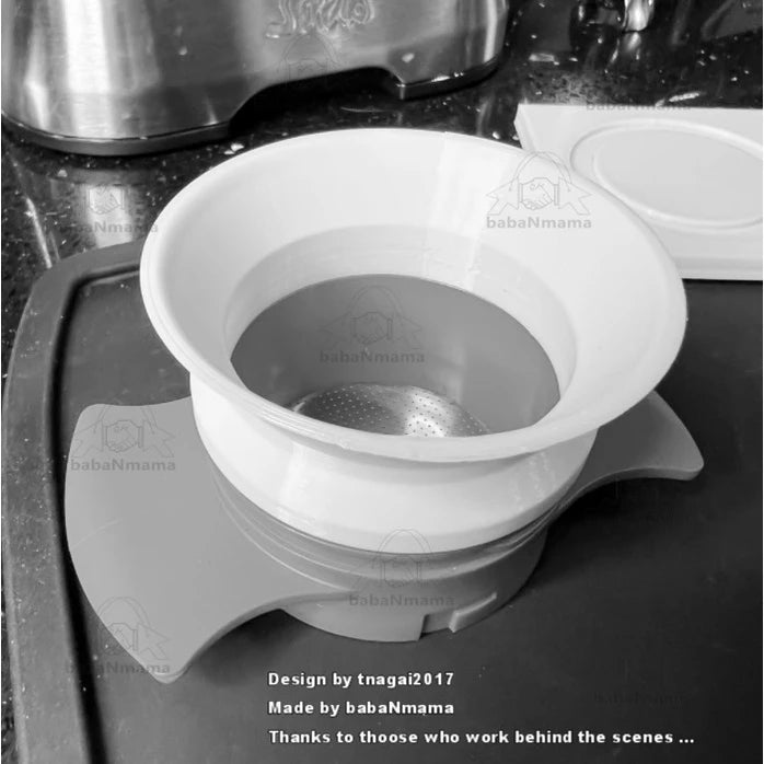 Cafflano Kompresso Dosing Funnel, Tamper and Tamping Base