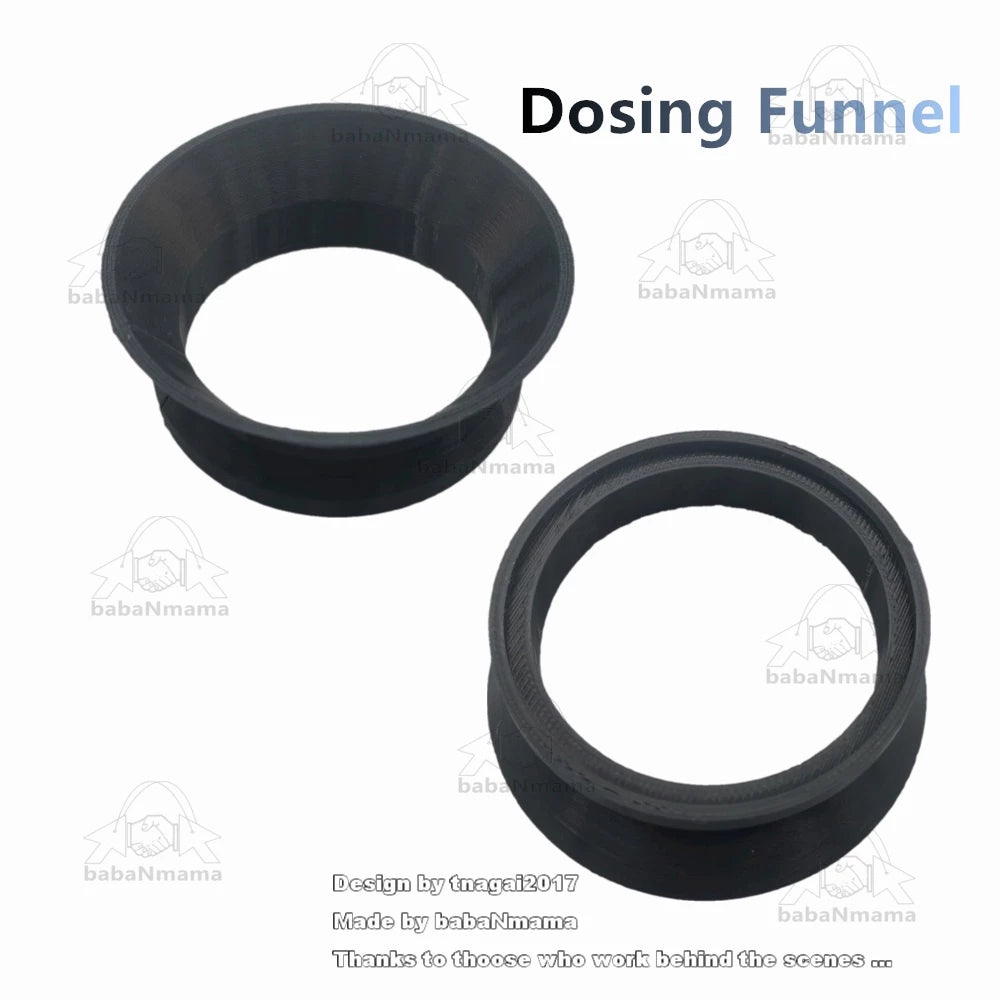 Cafflano Kompresso Dosing Funnel, Tamper and Tamping Base