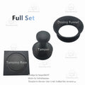 Cafflano Kompresso Dosing Funnel, Tamper and Tamping Base