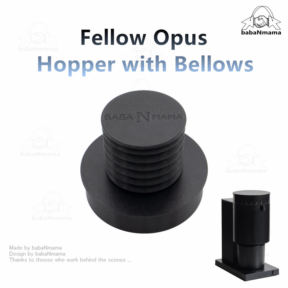 Fellow Opus Grinder Hopper with Bellows babanmama