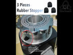 3 Pieces Raccea Coffee Grinder Rubber Stopper Anti Air Leakage